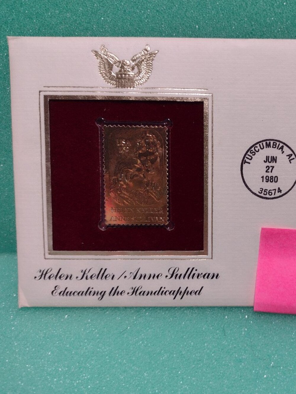 22 kt Golden Replicas of United States Stamps 1980 - Picture 15 of 16